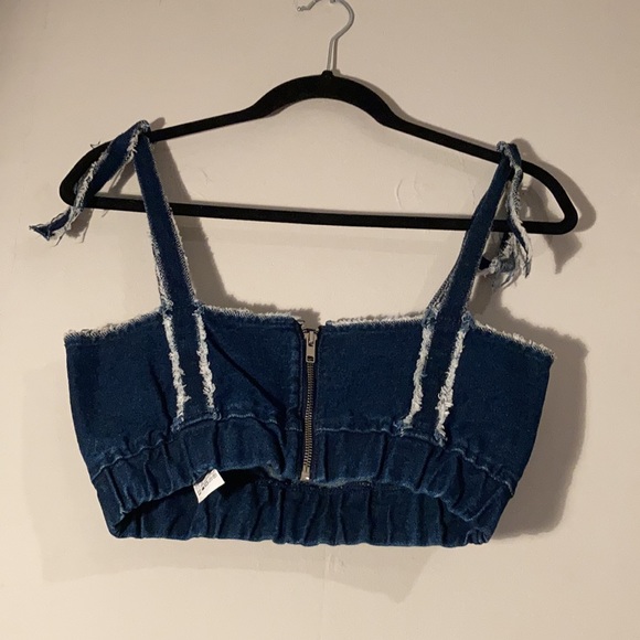 Zara TRF x IX’D Makers Denim Summer Crop Top - Picture 9 of 15